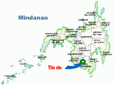 Map of whole Mindanao